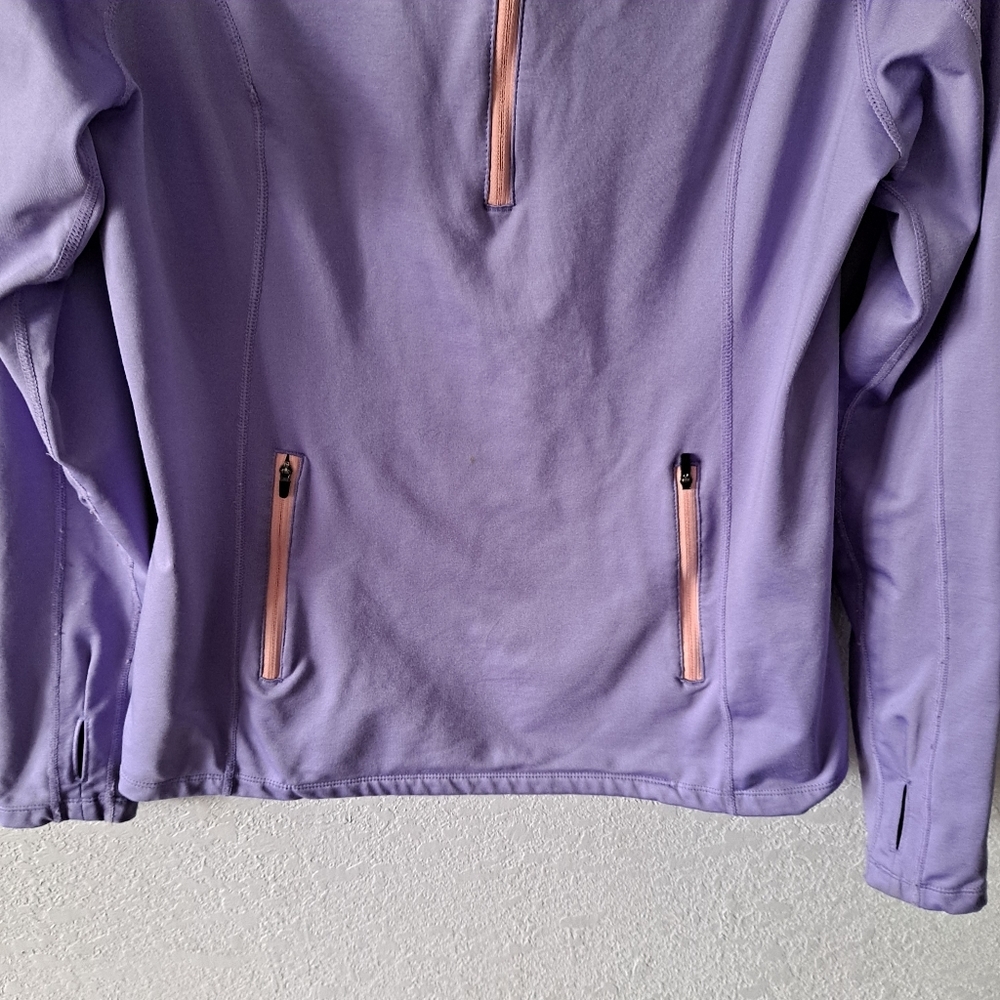 Baleaf Lavender Half Zip Up Sweatshirt - Picture 3 of 9